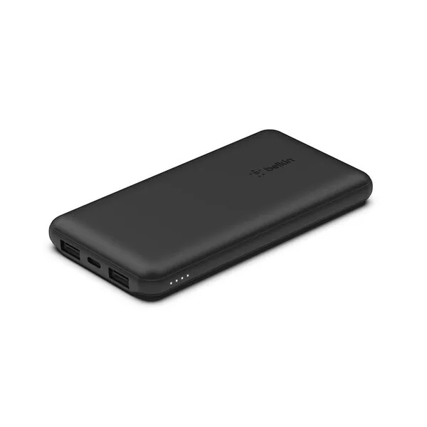 Belkin Batterie externe 10 000 mAh, USB-C 15 W, 2 ports USB-A, câble USB-A vers USB-C 15 cm, photo 5