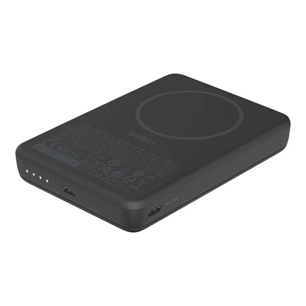 Belkin Batterie externe Slim magnétique 10 000 mAh, recharge sans fil 7,5 W, accessoire magnétique inclus, photo 4