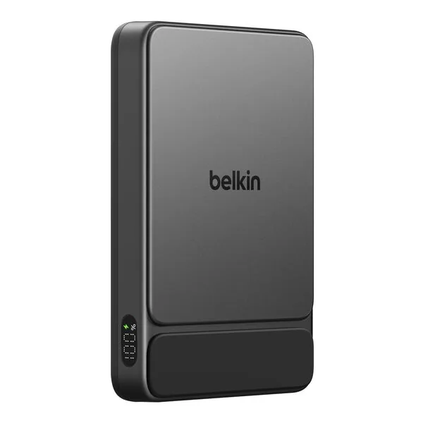 Belkin Batterie externe Pro Slim magnétique 10 000 mAh, Qi2 25 W, PD 30 W, écran numérique, photo 6