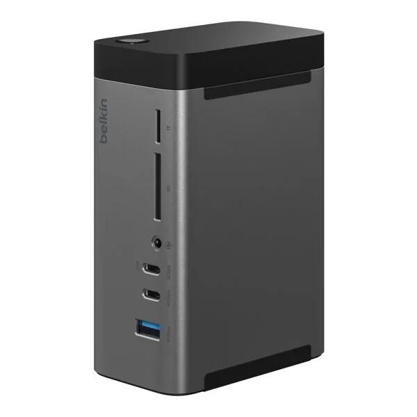 Belkin Station d'accueil USB-C Pro GaN 11-en-1 150 W, gris sidéral, photo 3