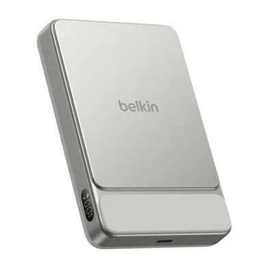 Belkin Batterie externe Pro Slim magnétique 10 000 mAh, Qi2 25 W, PD 30 W, écran numérique, photo 2