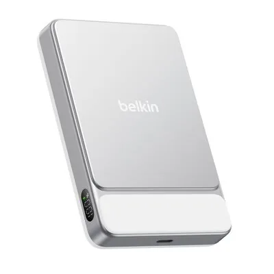 Belkin Batterie externe Pro Slim magnétique 10 000 mAh, Qi2 25 W, PD 30 W, écran numérique, photo 3