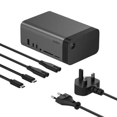 Belkin Station d'accueil USB-C Pro GaN 11-en-1 150 W, gris sidéral (INC020kqSGY)