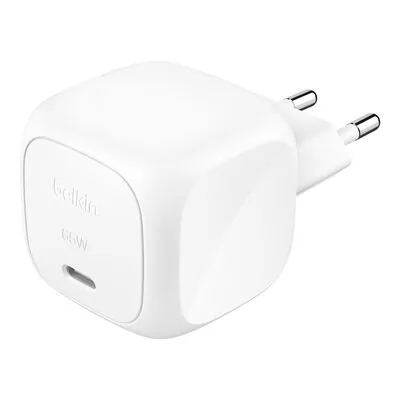 Belkin Chargeur secteur USB-C PD 65 W avec PPS, blanc (WCA011kqWH)