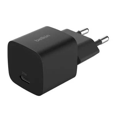 Belkin Chargeur secteur USB-C PD 25 W avec PPS, noir (WCA012kqBK)