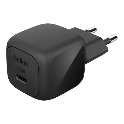 Belkin Chargeur secteur USB-C PD 45 W avec PPS, noir (WCA013kqBK)
