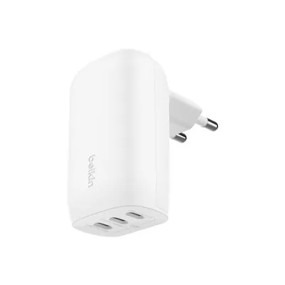 Belkin Chargeur secteur USB-C 3 ports 67 W avec PPS (WCC002vfWH)